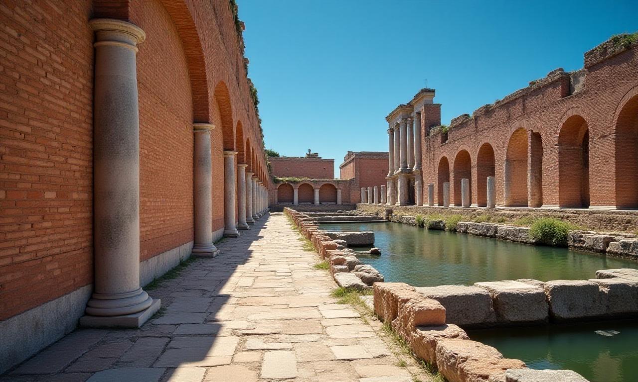 Resti archeologici del porto di Ostia Antica